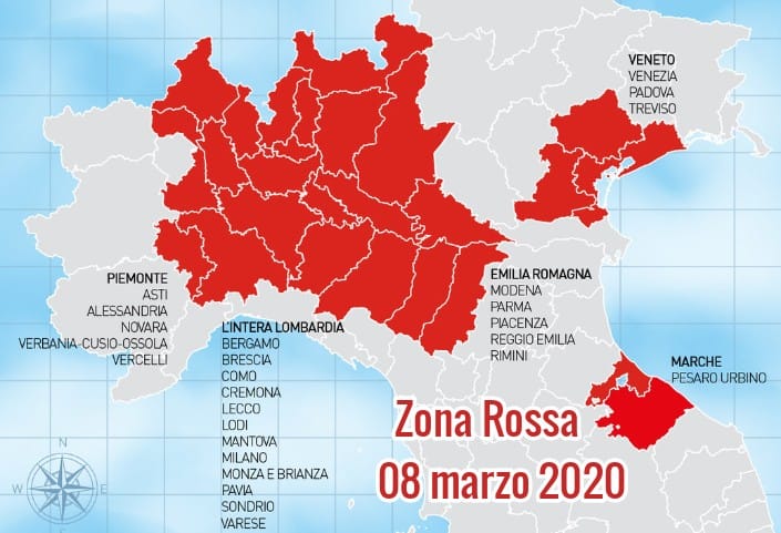 Mappa Zona Rossa